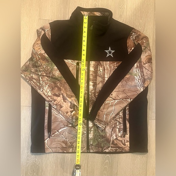 Dallas Cowboys Realtree Camo/Black Decoy Tech Fleece Full Zip Jacket - Picture 3 of 7